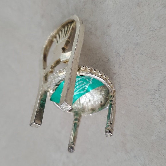 Vintage Godinger Silver Miniature Chair Decor Or Dollhouse - Picture 8 of 11